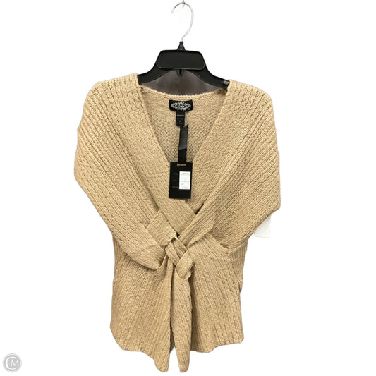 Sweater Short Sleeve By Clothes Mentor In Brown, Size: L