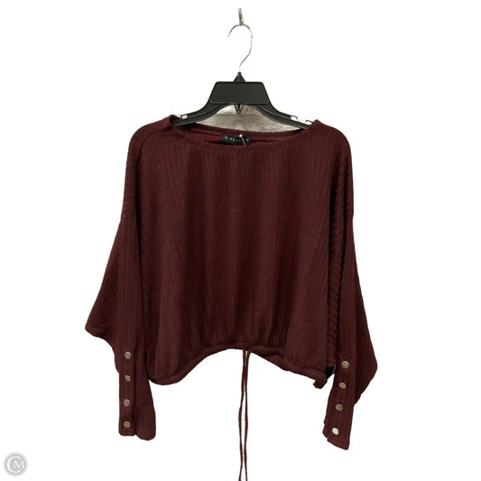 Top Long Sleeve By Clothes Mentor In Red, Size: Xl