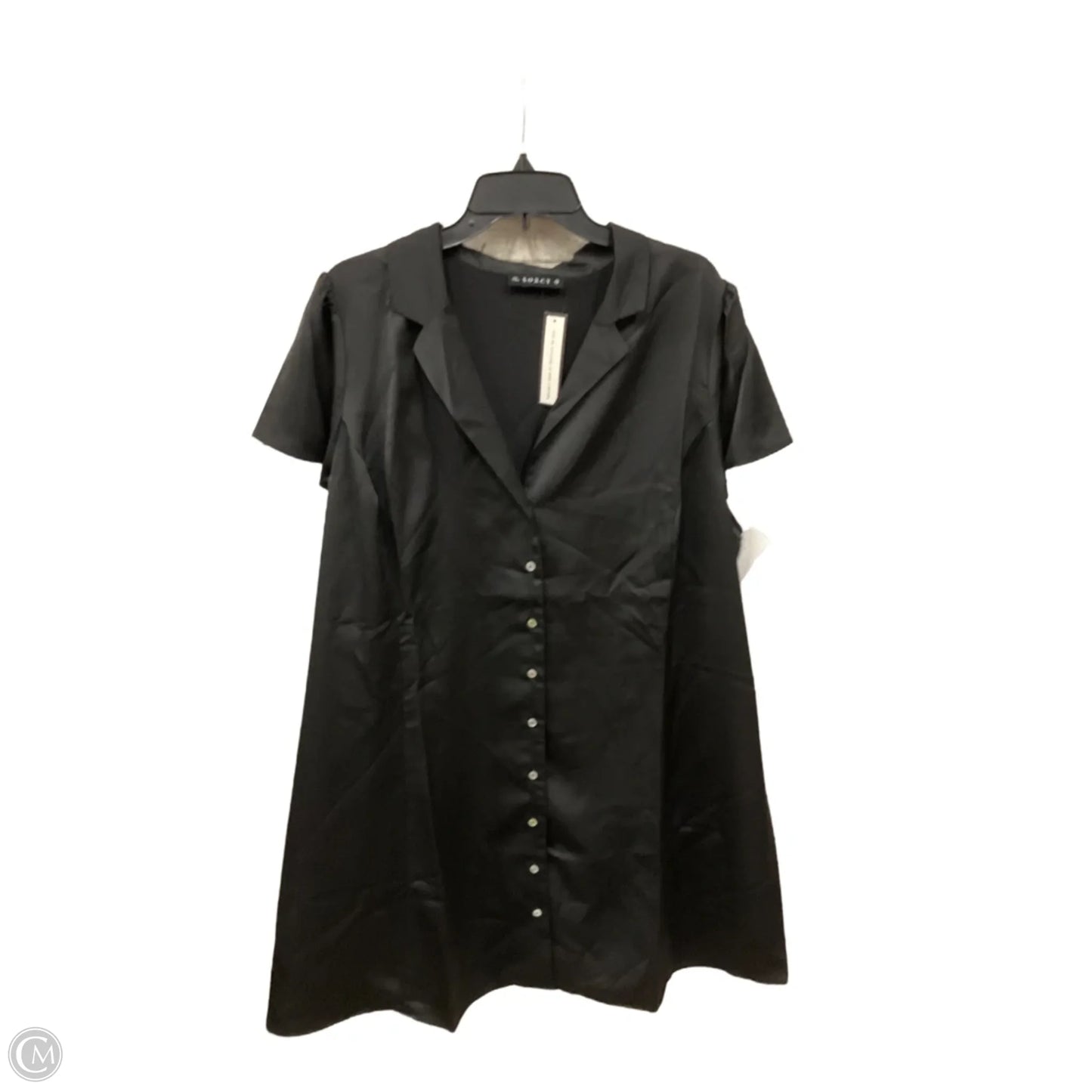 Dress Casual Midi By Clothes Mentor In Black, Size: Xxl
