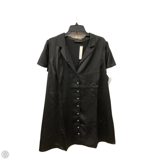 Dress Casual Midi By Clothes Mentor In Black, Size: Xxl