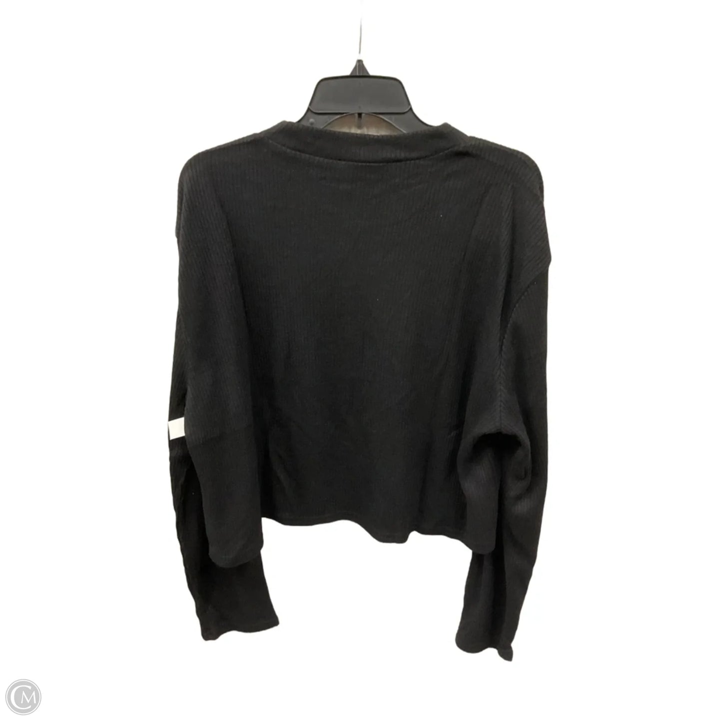 Top Long Sleeve By Clothes Mentor In Black, Size: Xxl