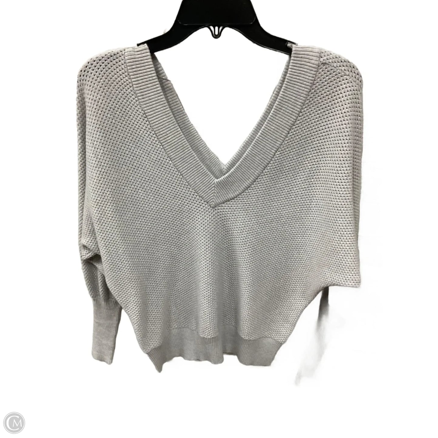Top Long Sleeve By Express In Grey, Size: Xs