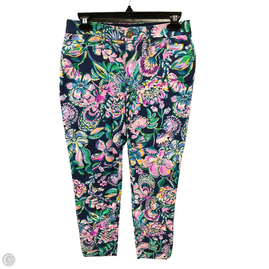 Pants Designer By Lilly Pulitzer In Floral Print, Size: 6