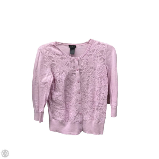 Cardigan By Ann Taylor In Pink, Size: S