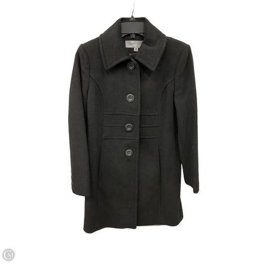 Coat Wool By Anne Klein In Black, Size: 4p