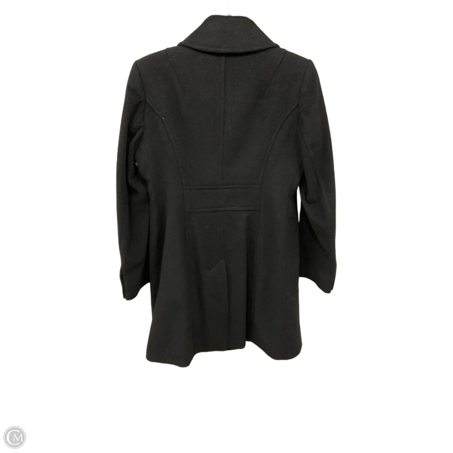 Coat Wool By Anne Klein In Black, Size: 4p