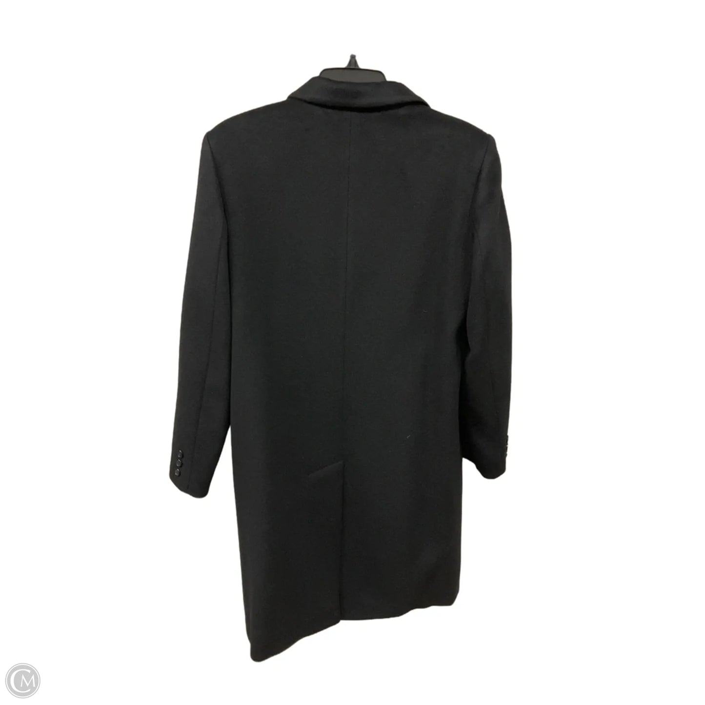 Coat Wool By Talbots In Black, Size: M
