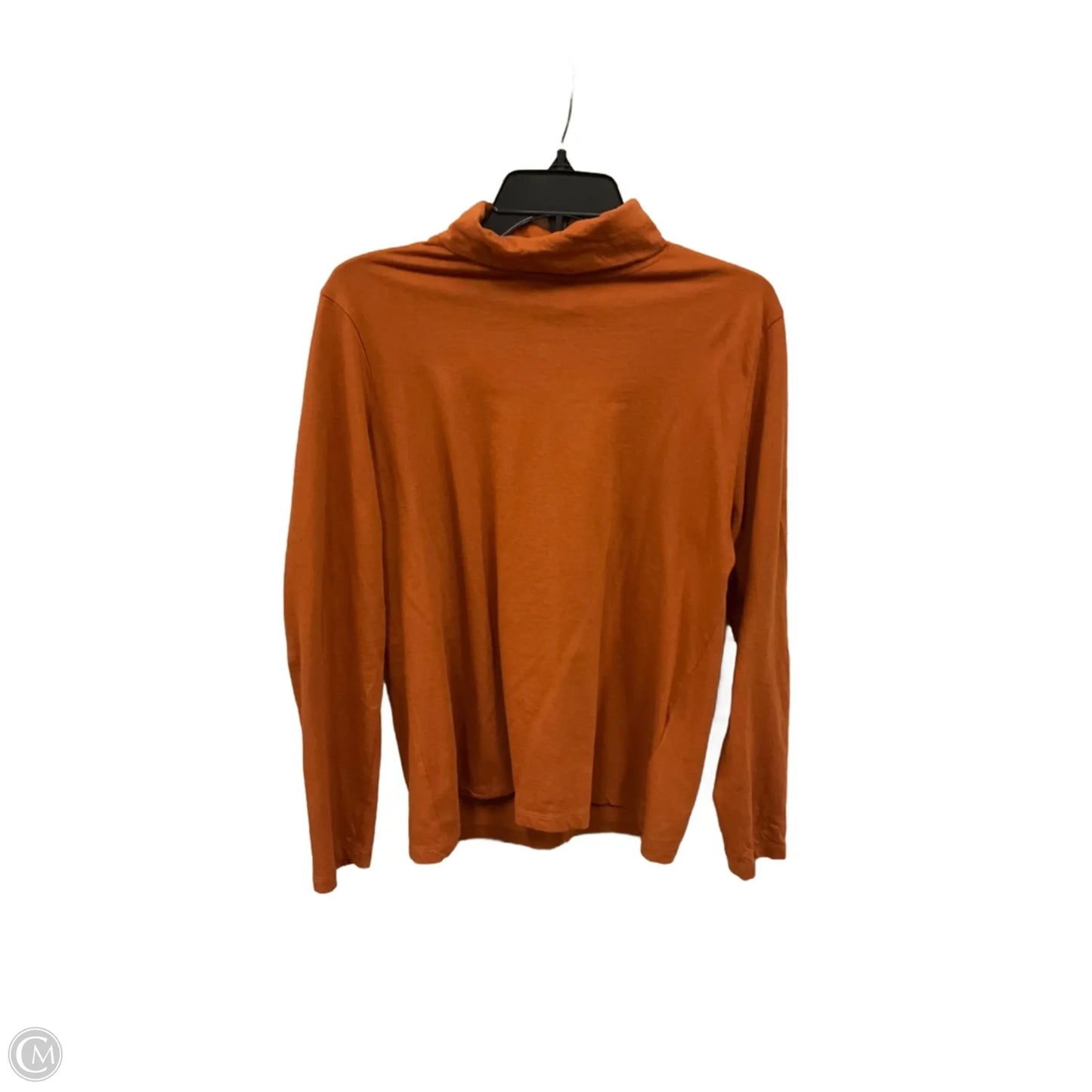 Top Long Sleeve Basic By J. Crew In Orange, Size: L