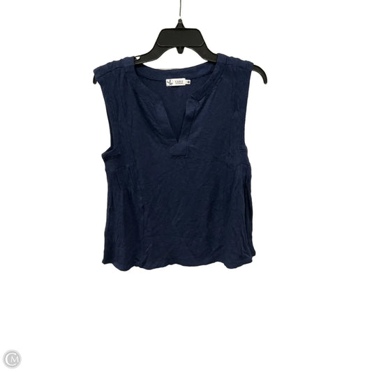 Top Sleeveless By Carve Designs In Navy, Size: S