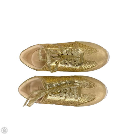 Shoes Flats By Inc In Gold, Size: 6.5