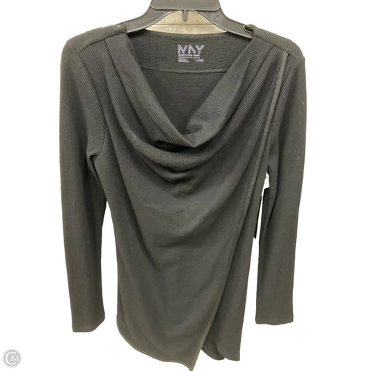 Top Long Sleeve By Marc New York In Black, Size: L