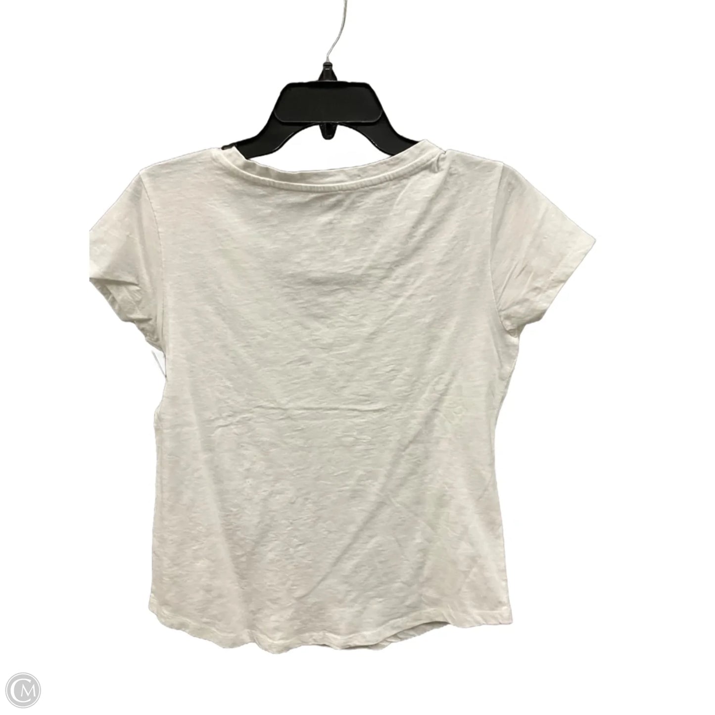 Top Short Sleeve Basic By Sonoma In White, Size: M