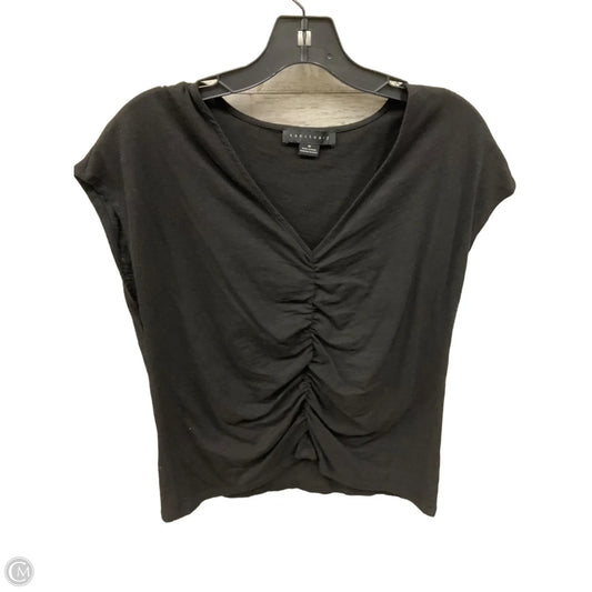 Top Short Sleeve By Sanctuary In Black, Size: M