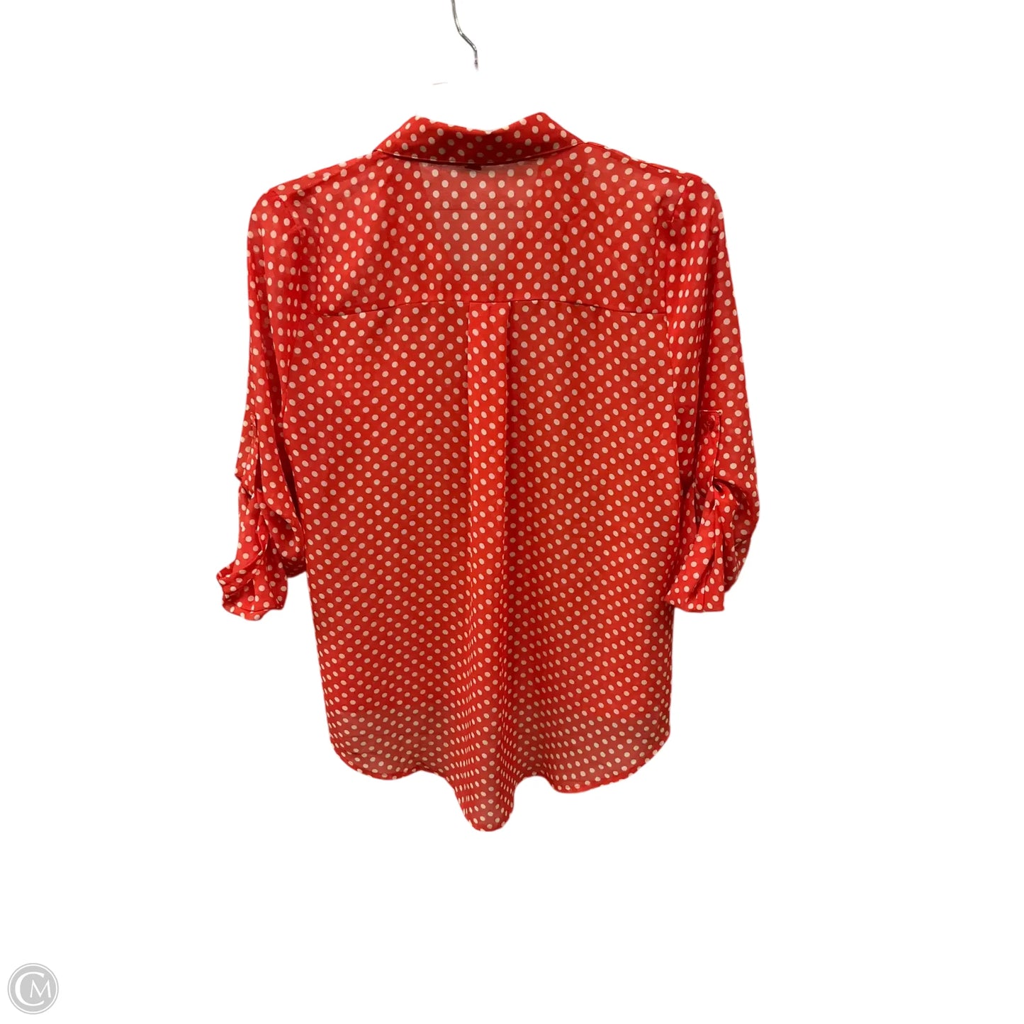 Top 3/4 Sleeve By Mine In Orange, Size: M