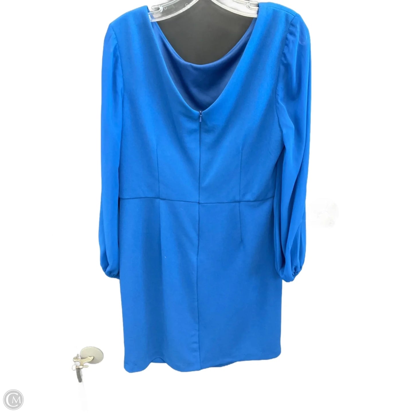 Dress Casual Midi By Oleg Cassini In Blue, Size: 16