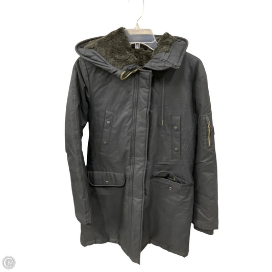 Coat Parka By Clothes Mentor In Black, Size: L