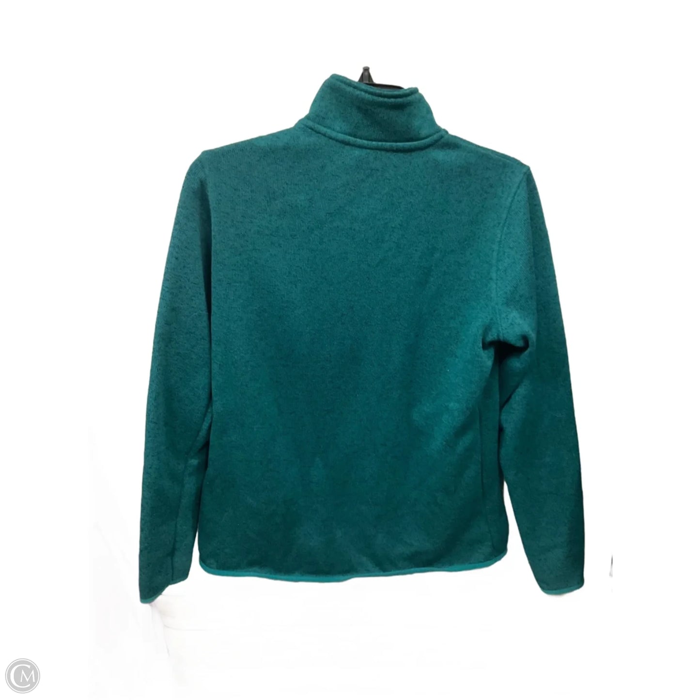 Athletic Jacket By Eddie Bauer In Green, Size: L