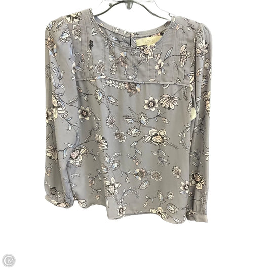 Top Long Sleeve By Loft In Purple, Size: Sp