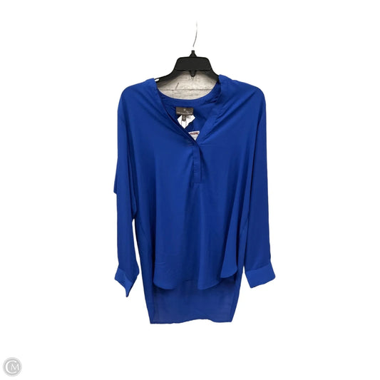 Top Long Sleeve By Fenn Wright Manson In Blue, Size: 1x