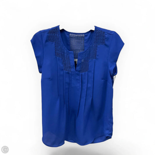 Top Short Sleeve By Daniel Rainn In Blue, Size: Xs