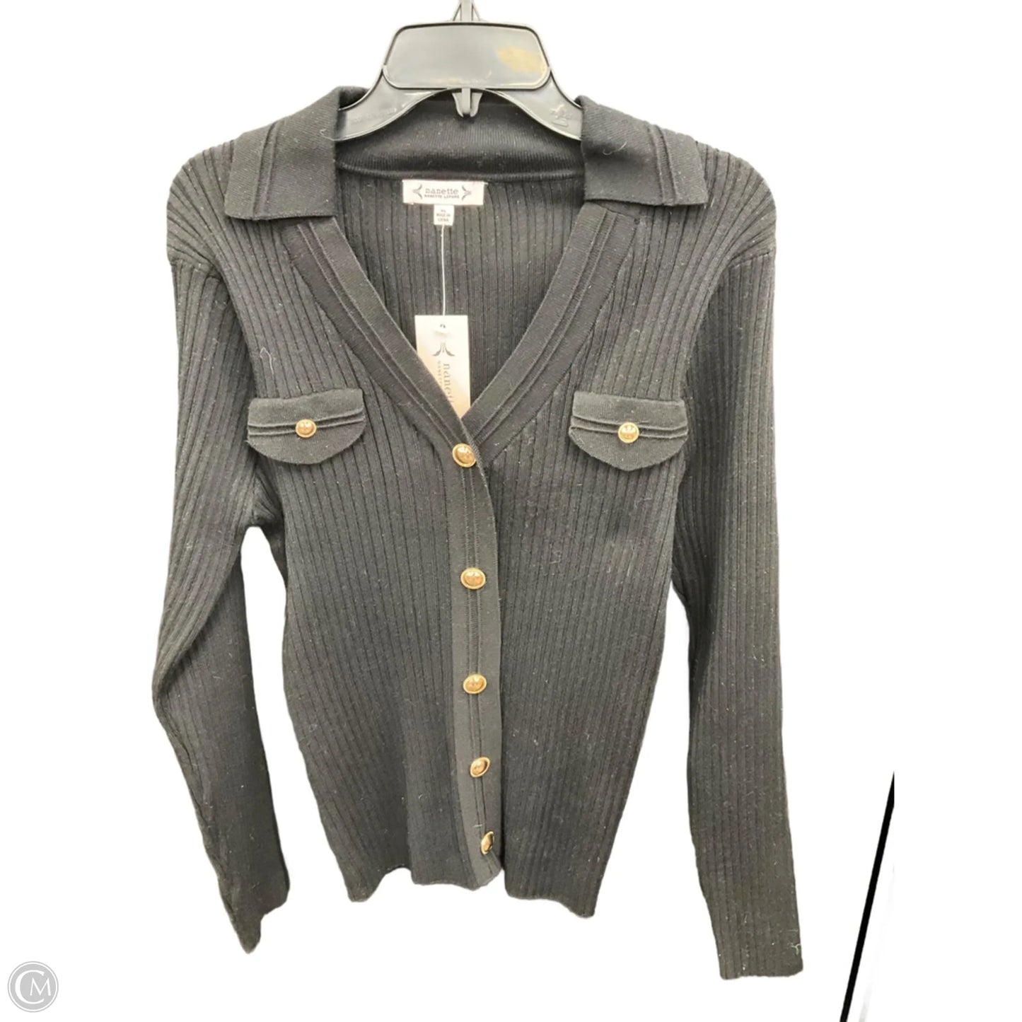 Top Long Sleeve By Nanette Lepore In Black, Size: Xl