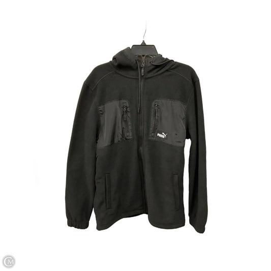 Jacket Fleece By Puma In Black, Size: M