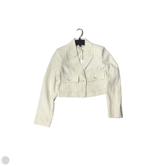 Blazer Designer By Jason Wu In Striped Pattern, Size: Xs