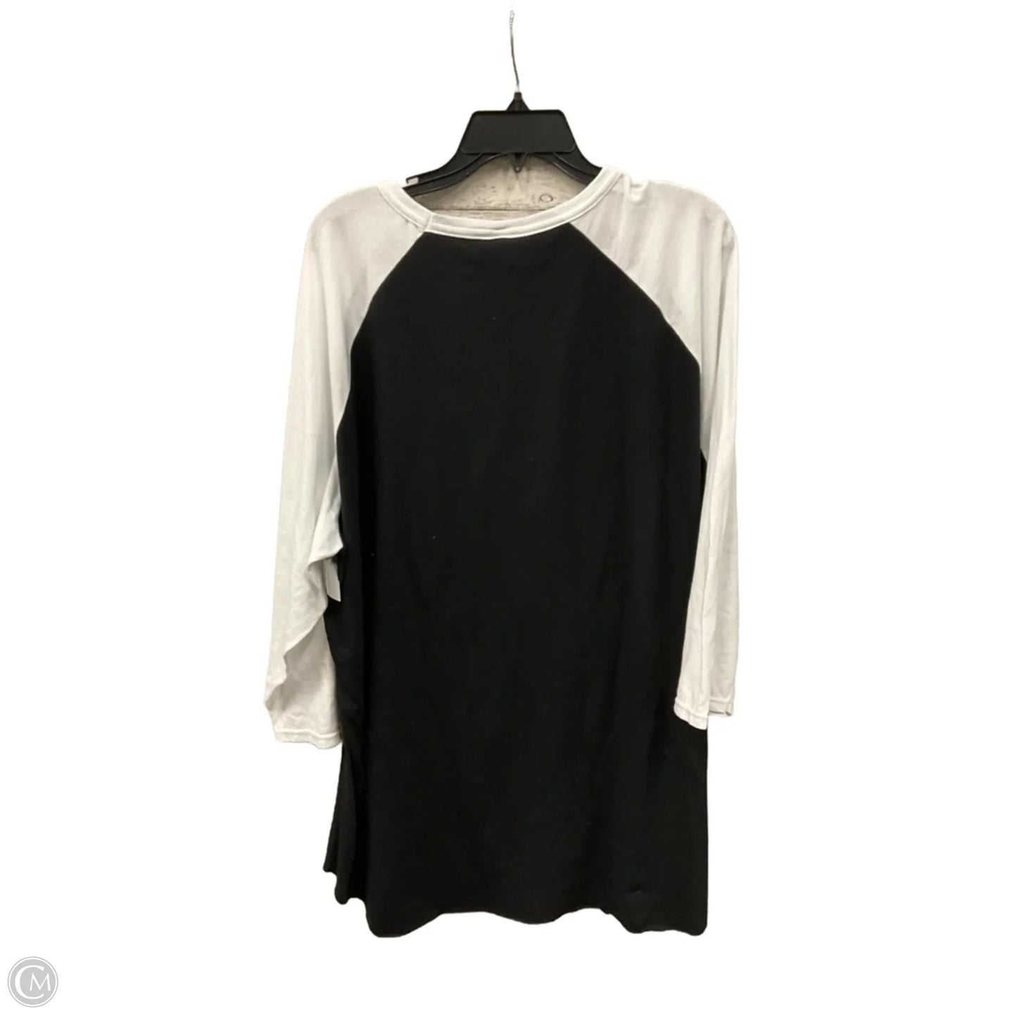 Top Long Sleeve Basic By Jerzees In Black, Size: 3x