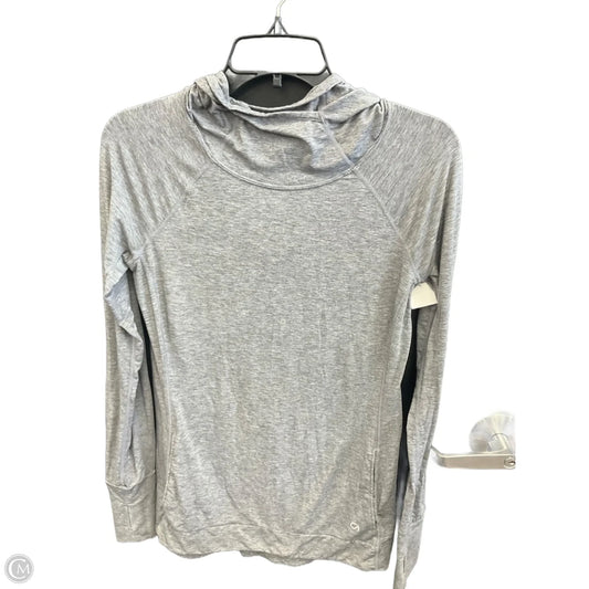 Athletic Top Long Sleeve Hoodie By Gap In Grey, Size: S