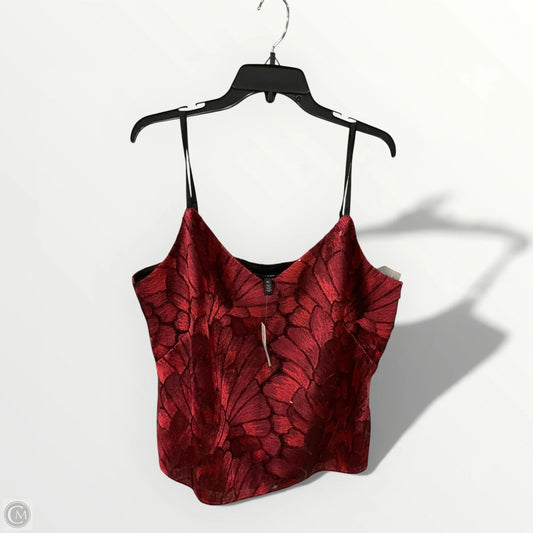 Top Sleeveless By White House Black Market In Red, Size: L
