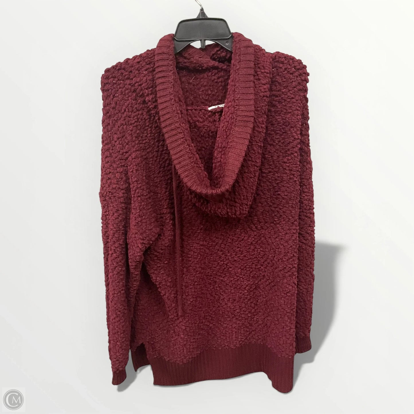 Sweater By Zenana In Red, Size: L