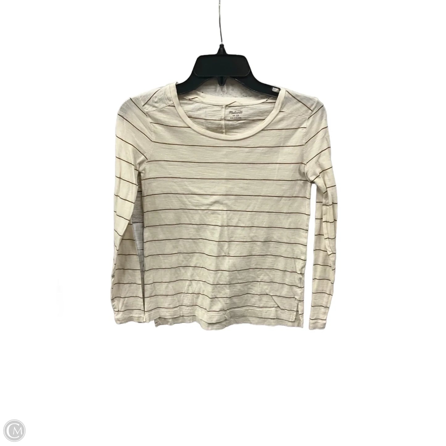 Top Long Sleeve Basic By Madewell In Cream, Size: Xs