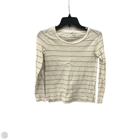 Top Long Sleeve Basic By Madewell In Cream, Size: Xs