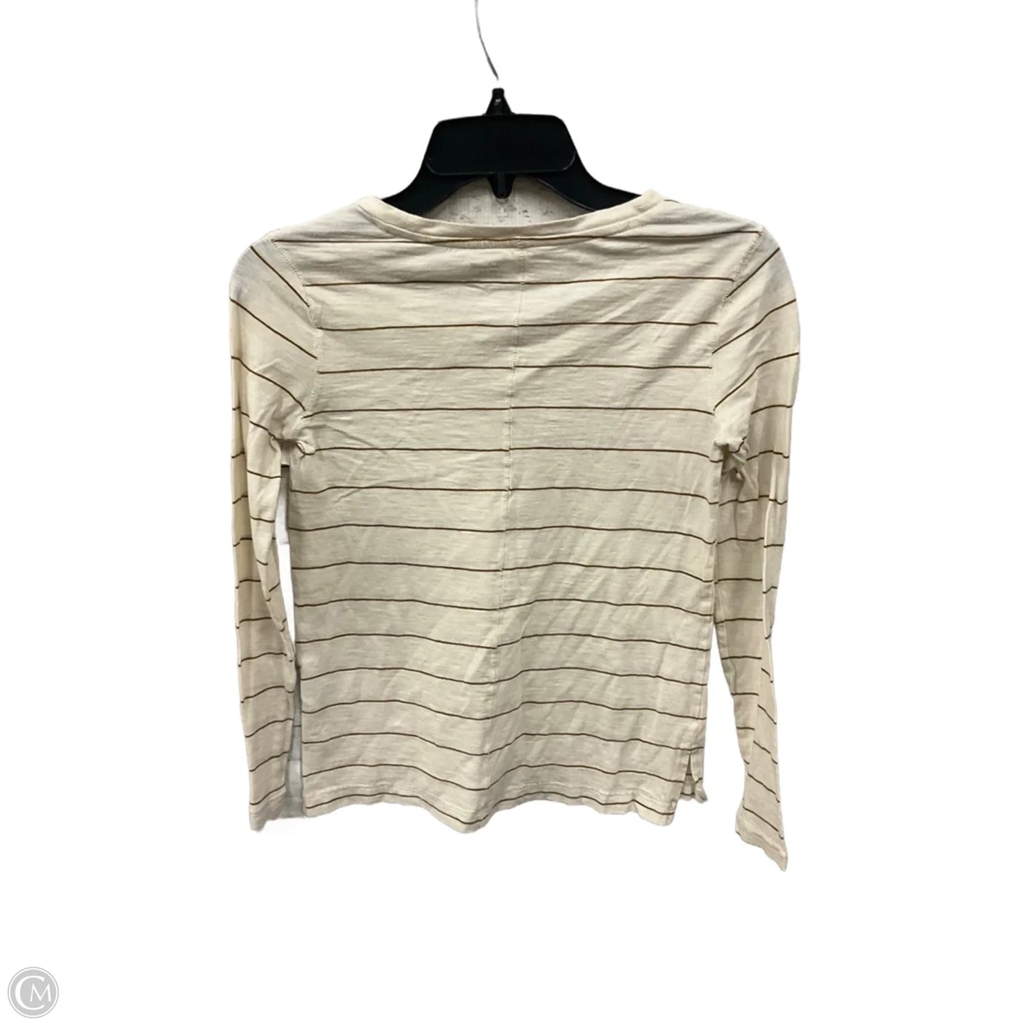 Top Long Sleeve Basic By Madewell In Cream, Size: Xs