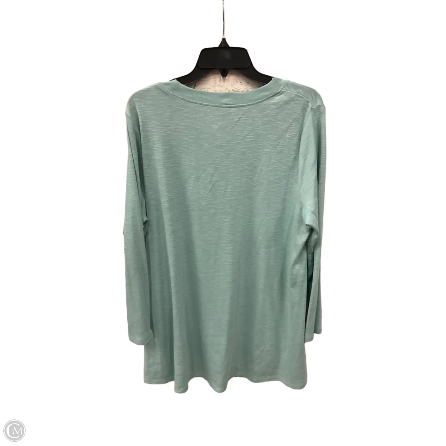 Top Long Sleeve Basic By J. Jill In Blue, Size: Xl
