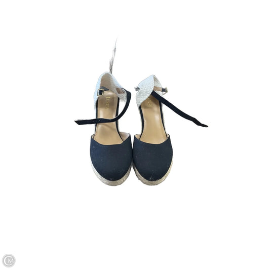 Shoes Heels Wedge By J. Crew In Black, Size: 7.5