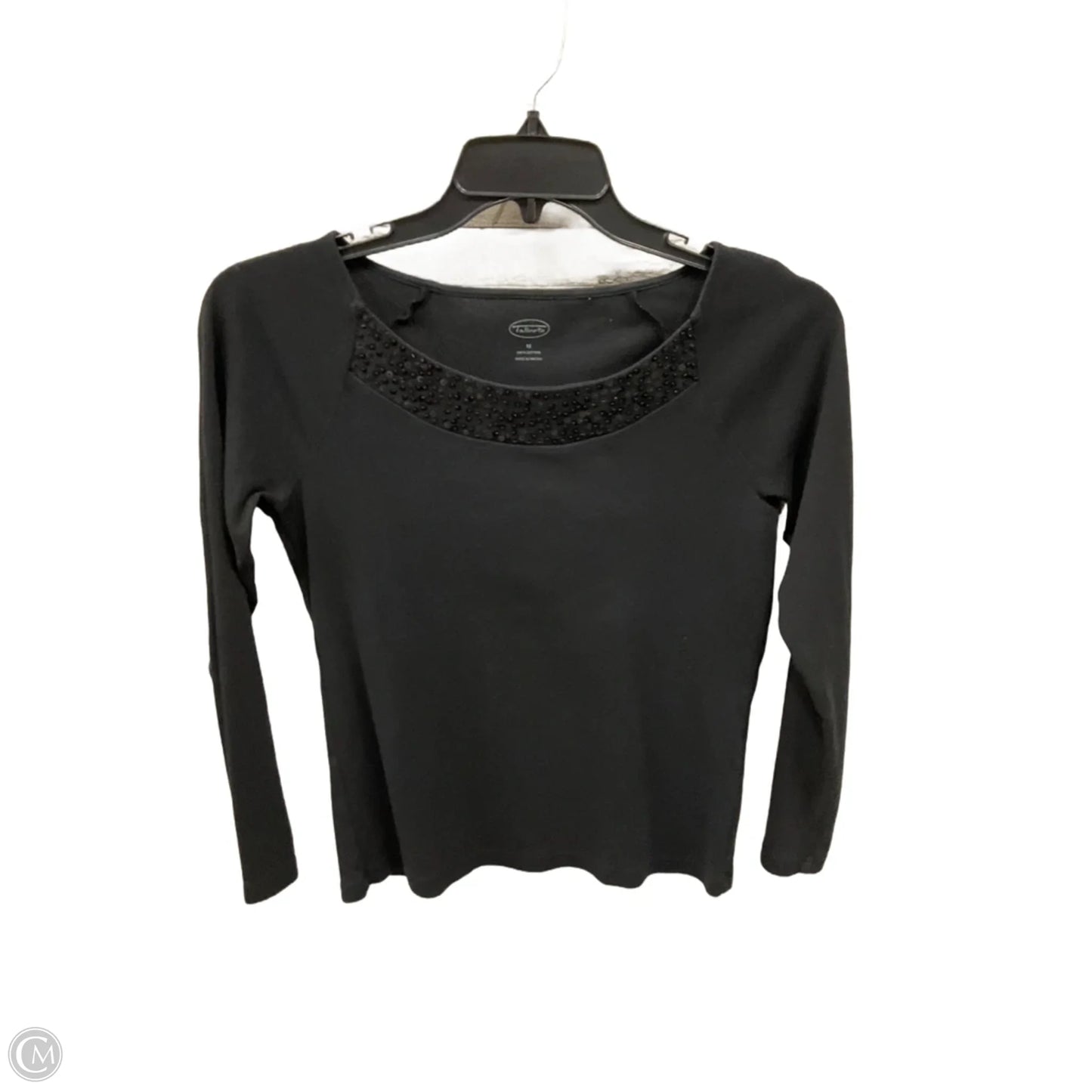Top Long Sleeve By Talbots In Black, Size: M