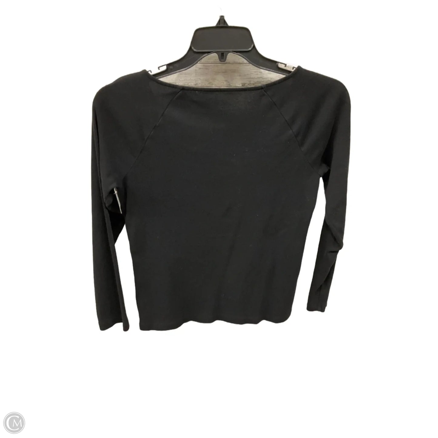 Top Long Sleeve By Talbots In Black, Size: M