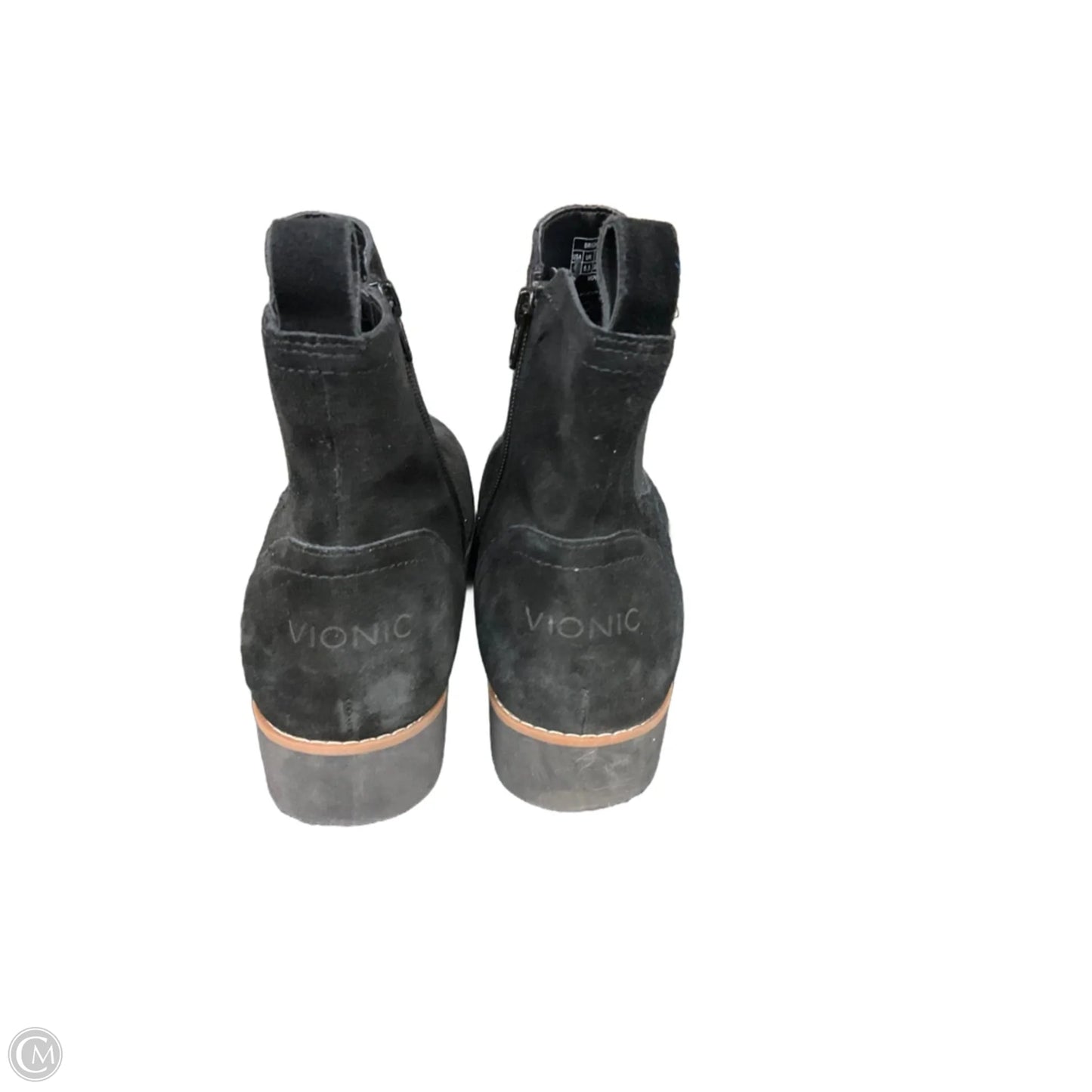 Boots Ankle Flats By Vionic In Black, Size: 8