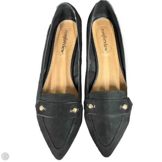 Shoes Flats By Comfortview In Black, Size: 9