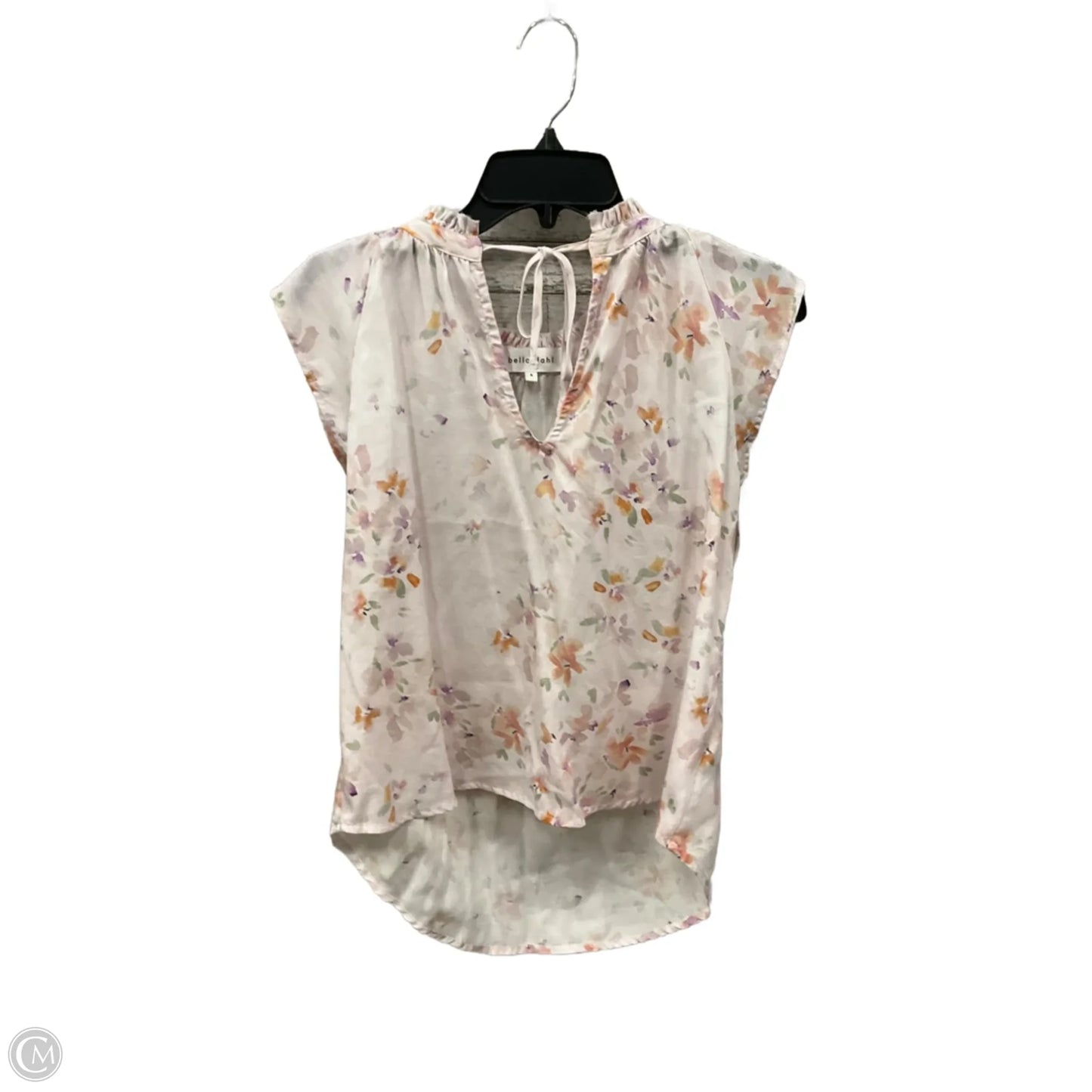 Top Short Sleeve By Bella Dahl In Pink, Size: S