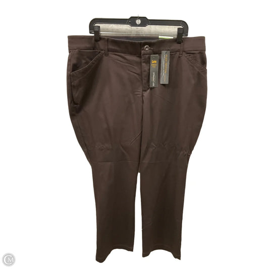 Pants Chinos & Khakis By Lee In Brown, Size: 18
