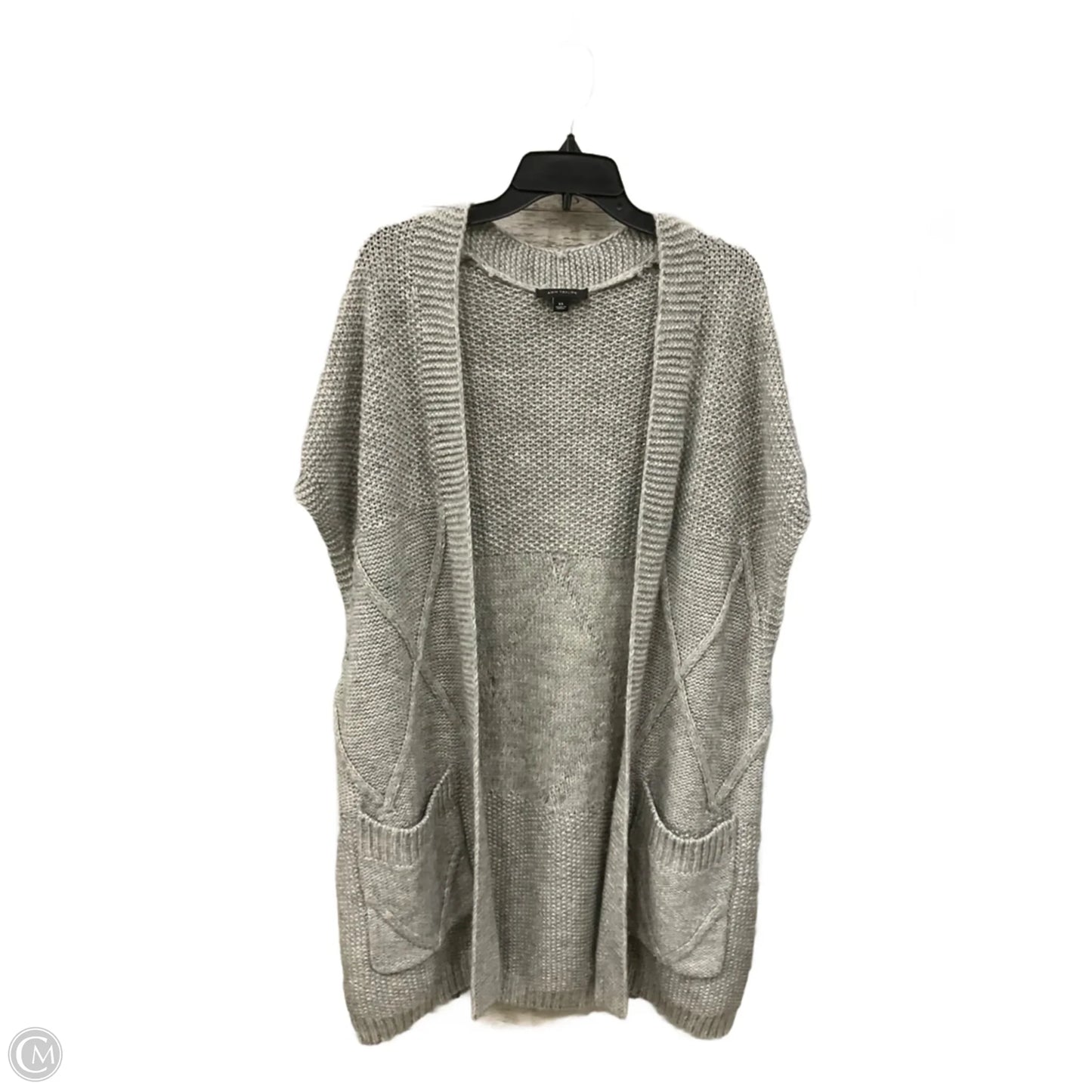 Cardigan By Ann Taylor In Grey, Size: Xl