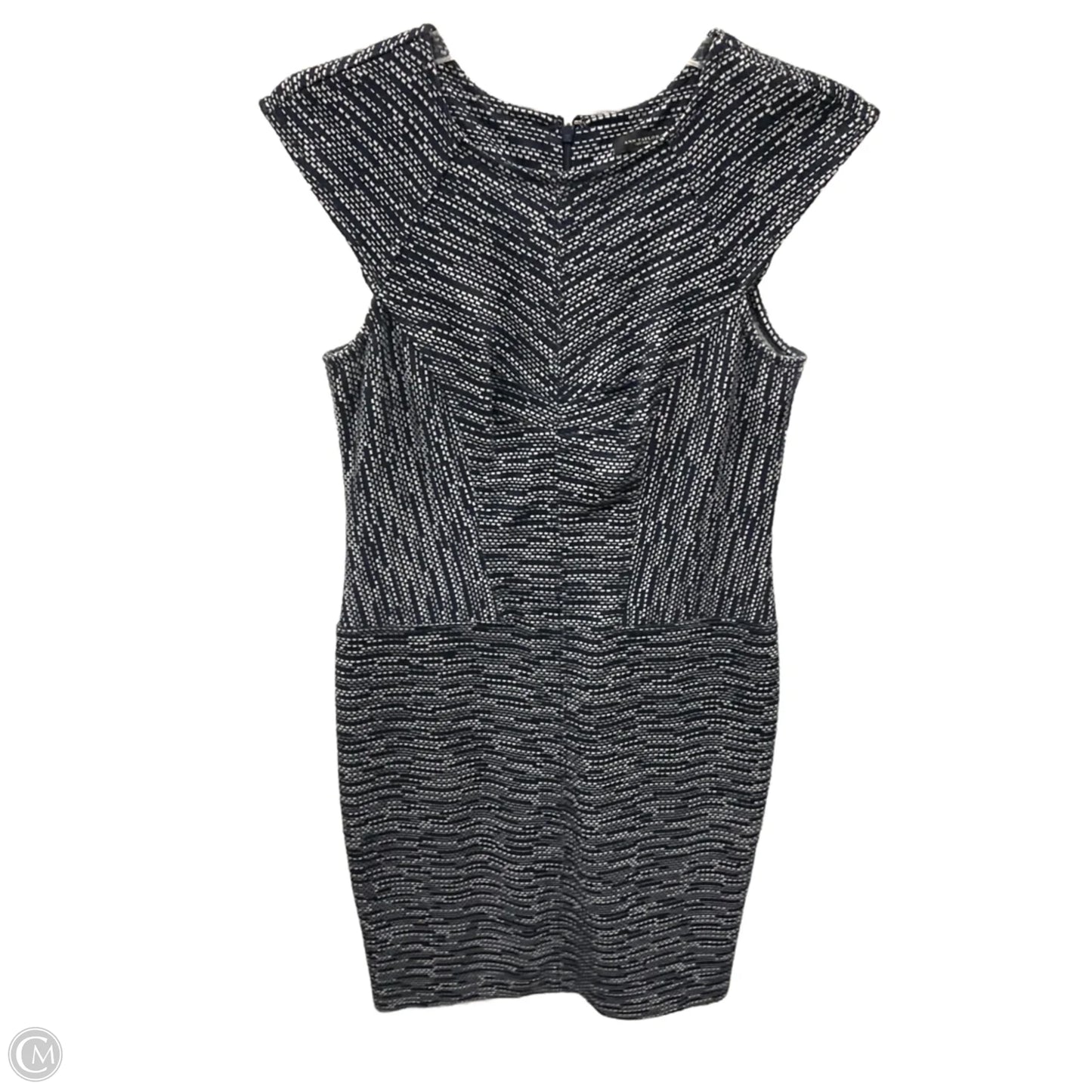 Dress Casual Midi By Ann Taylor In Navy, Size: 0