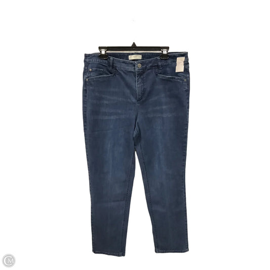 Jeans Boot Cut By J. Jill In Blue Denim, Size: 16
