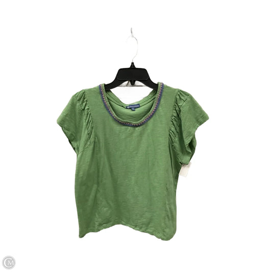 Top Short Sleeve By Democracy In Green, Size: Lp