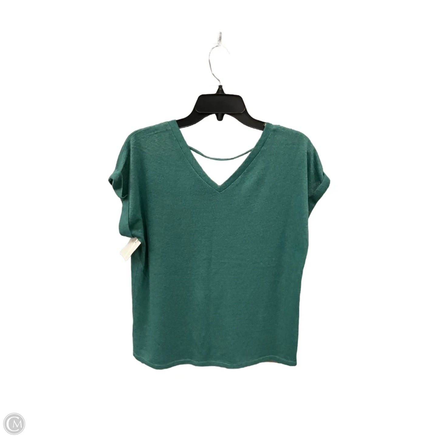 Top Short Sleeve Basic By Bobeau In Green, Size: M