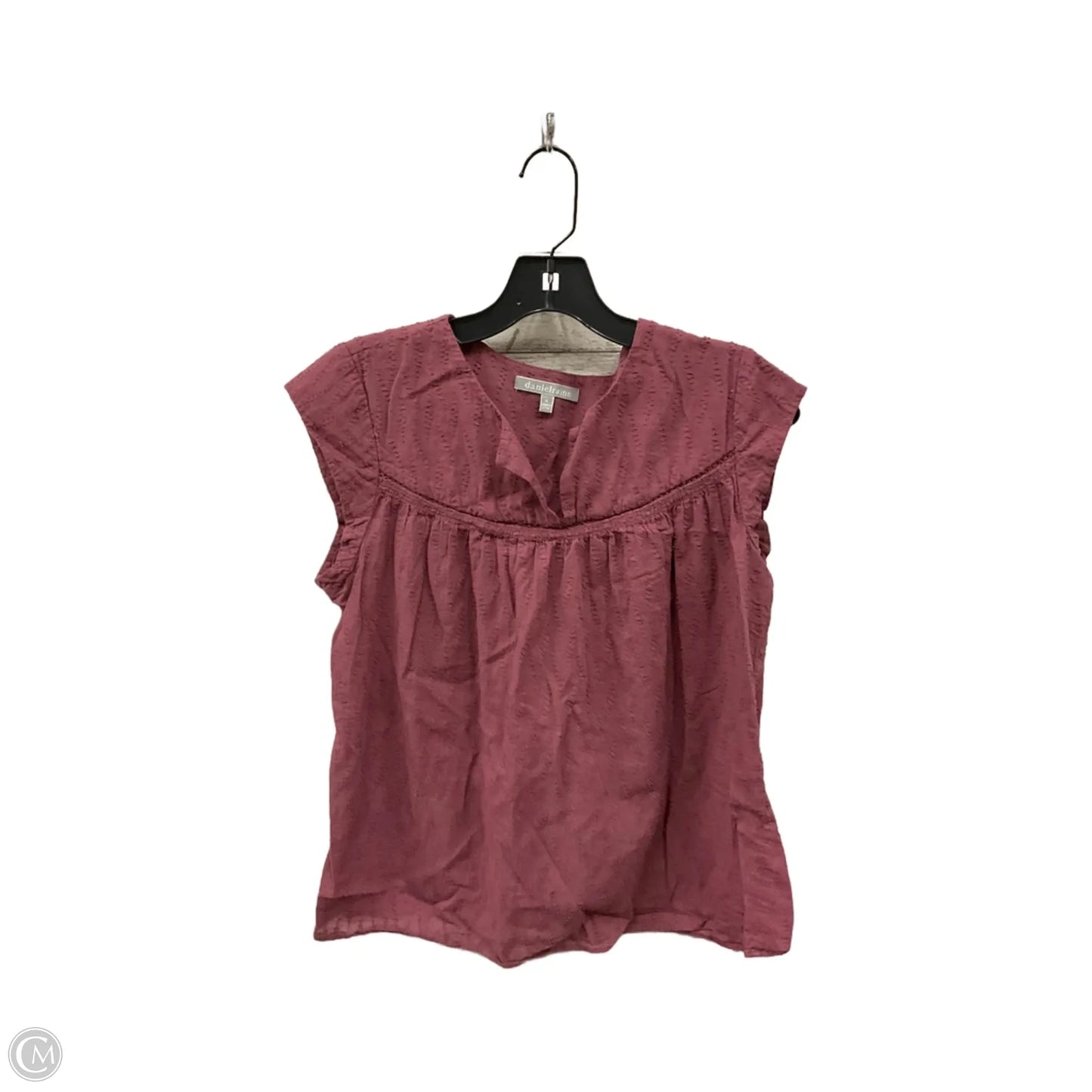 Top Short Sleeve By Daniel Rainn In Pink, Size: M