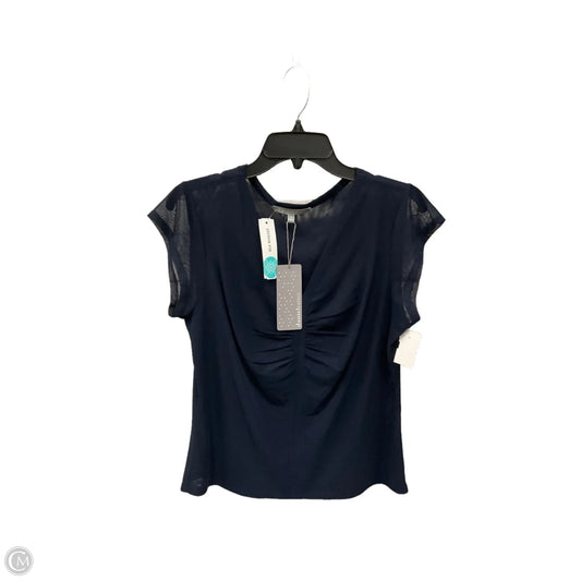 Top Short Sleeve By Daniel Rainn In Navy, Size: Mp