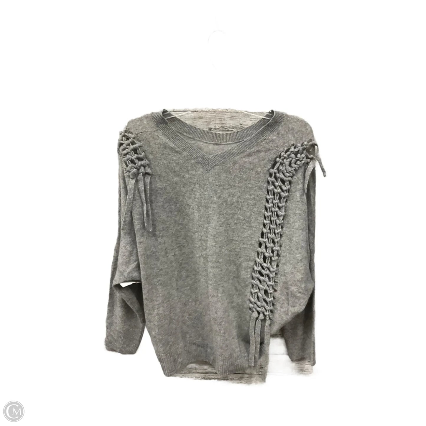Sweater By White And Warren In Grey, Size: M